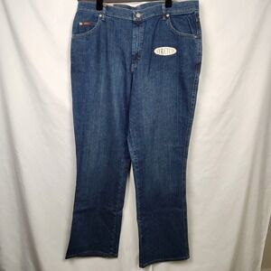 Lee Jeans Womens‎ Relaxed Bootcut High Rise Stretch Dark Wash Size 18 M